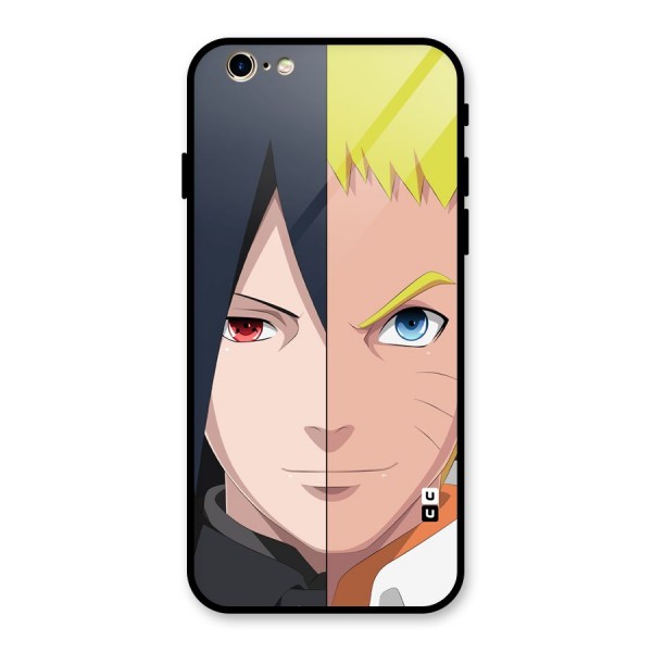 Naruto and Sasuke Glass Back Case for iPhone 6 6S