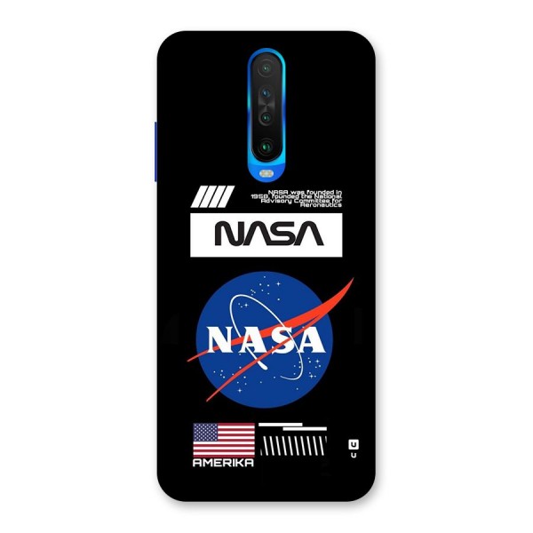 Nasa Zone Back Case for Poco X2