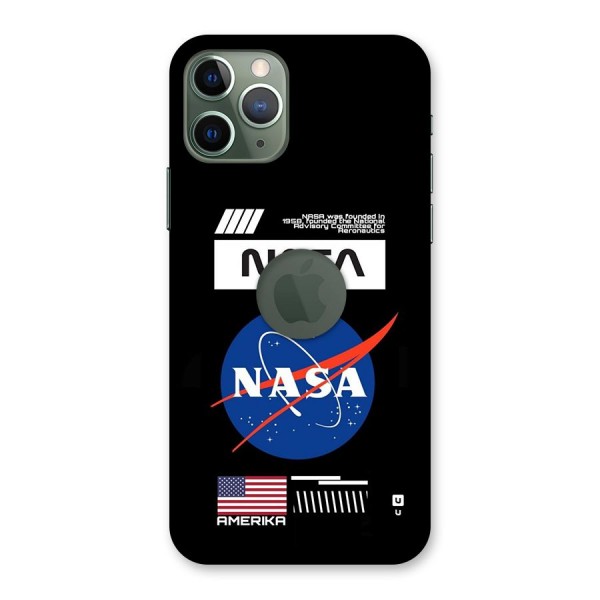 Nasa Zone Back Case for iPhone 11 Pro Logo Cut