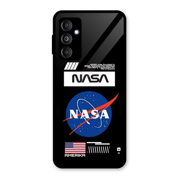 Nasa Zone Glass Back Case for Galaxy M14 5G