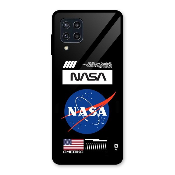 Nasa Zone Glass Back Case for Galaxy M32
