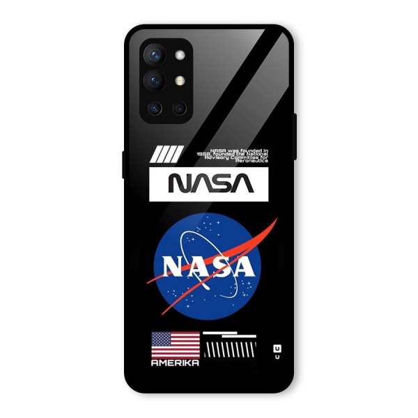 Nasa Zone Glass Back Case for OnePlus 9R