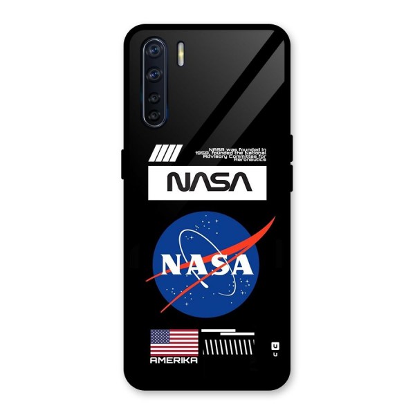 Nasa Zone Glass Back Case for Oppo F15