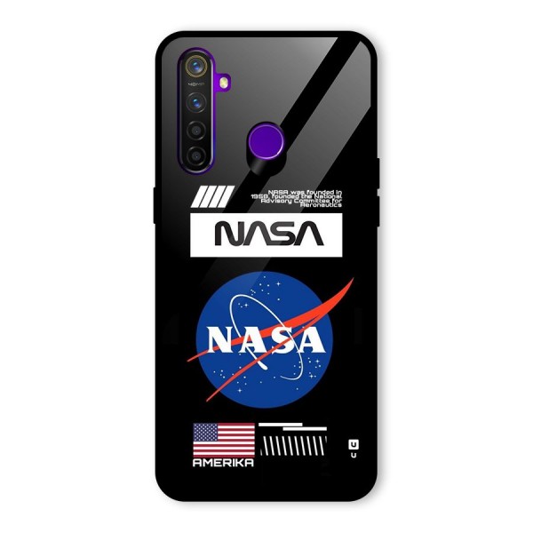 Nasa Zone Glass Back Case for Realme 5 Pro