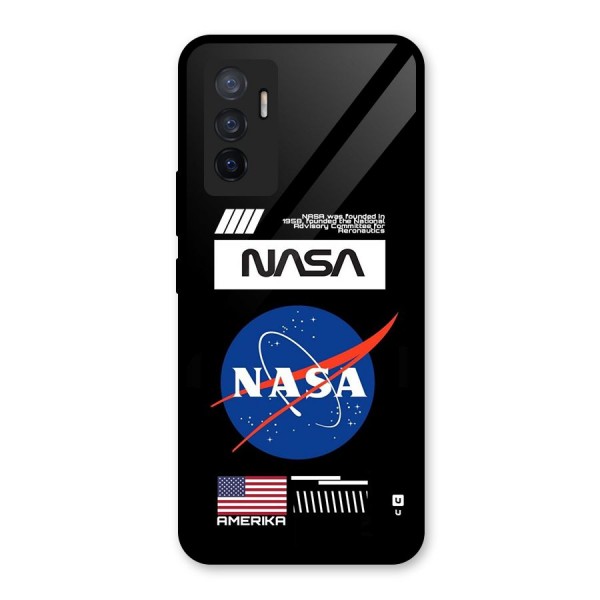 Nasa Zone Glass Back Case for Vivo V23e