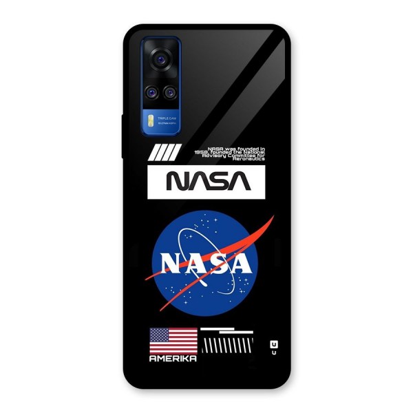 Nasa Zone Glass Back Case for Vivo Y31