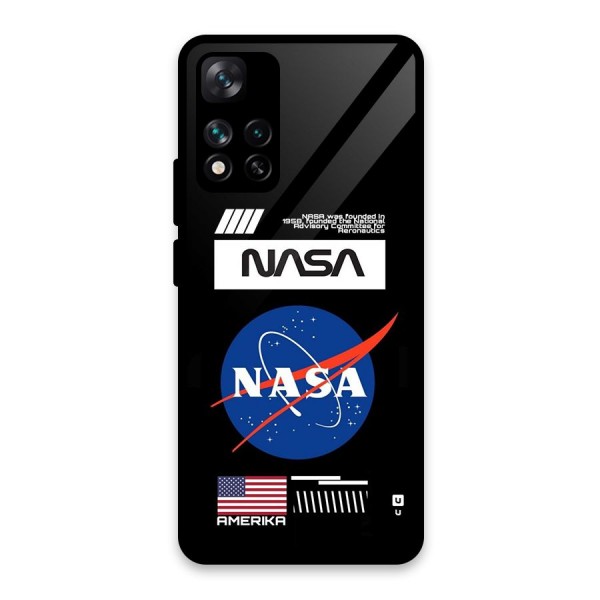 Nasa Zone Glass Back Case for Xiaomi 11i 5G