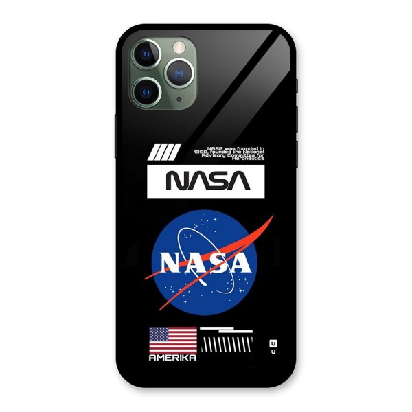 Nasa Zone Glass Back Case for iPhone 11 Pro
