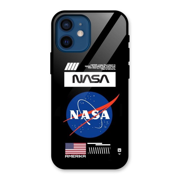 Nasa Zone Glass Back Case for iPhone 12 Mini