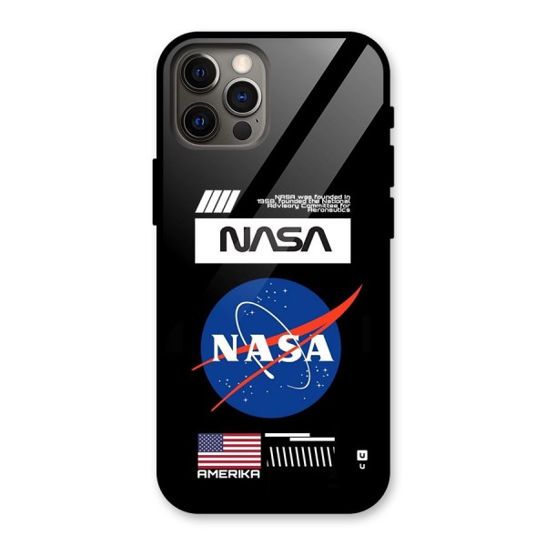 Nasa Zone Glass Back Case for iPhone 12 Pro