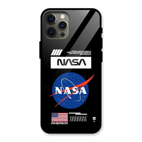 Nasa Zone Glass Back Case for iPhone 12 Pro Max