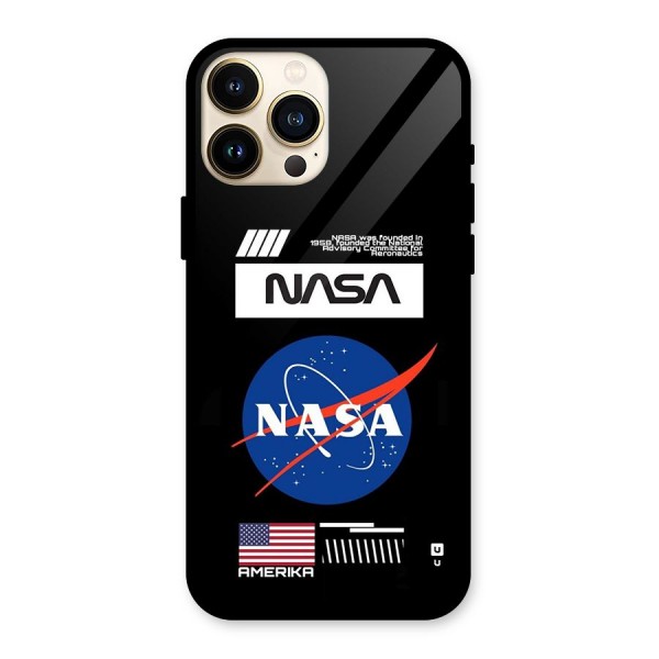 Nasa Zone Glass Back Case for iPhone 13 Pro Max