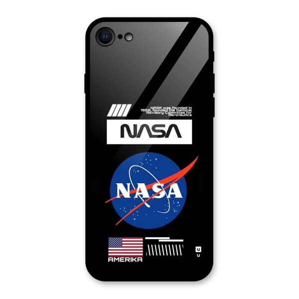 Nasa Zone Glass Back Case for iPhone SE 2022