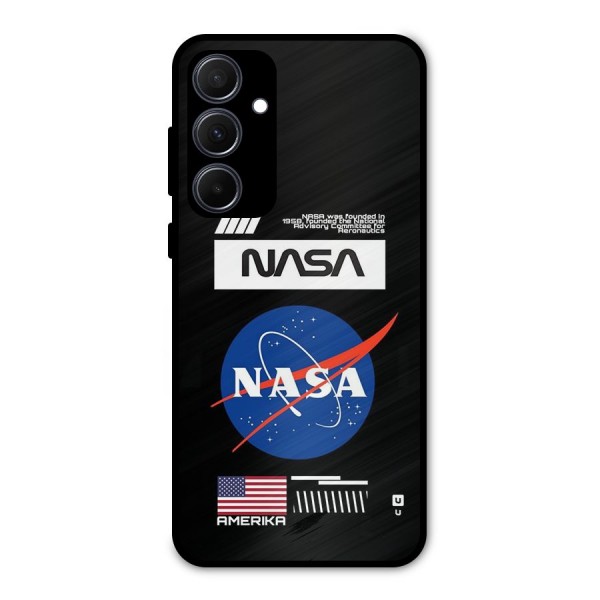 Nasa Zone Metal Back Case for Galaxy A35