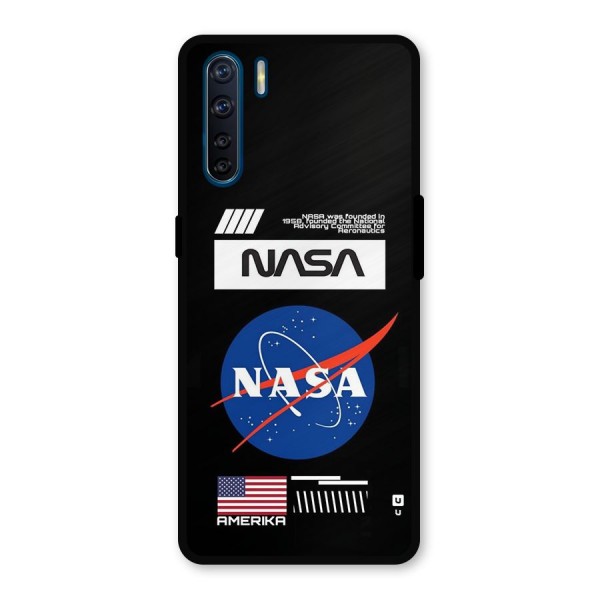 Nasa Zone Metal Back Case for Oppo F15