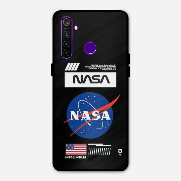 Nasa Zone Metal Back Case for Realme 5 Pro