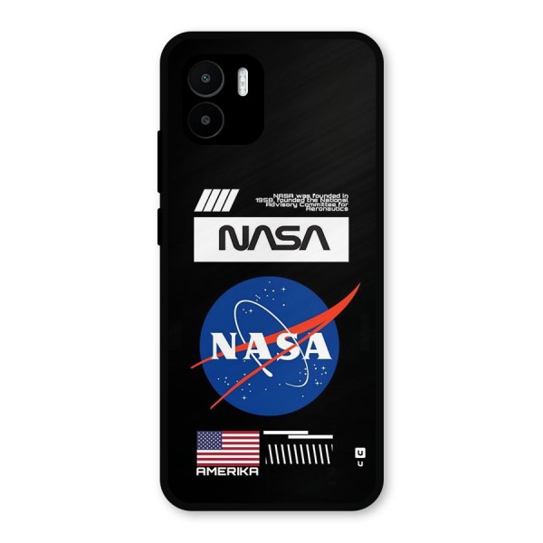 Nasa Zone Metal Back Case for Redmi A1