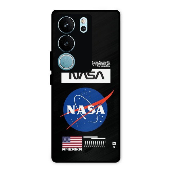 Nasa Zone Metal Back Case for Vivo V29
