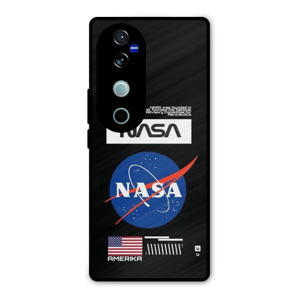Nasa Zone Metal Back Case for Vivo V40