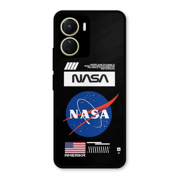 Nasa Zone Metal Back Case for Vivo Y16
