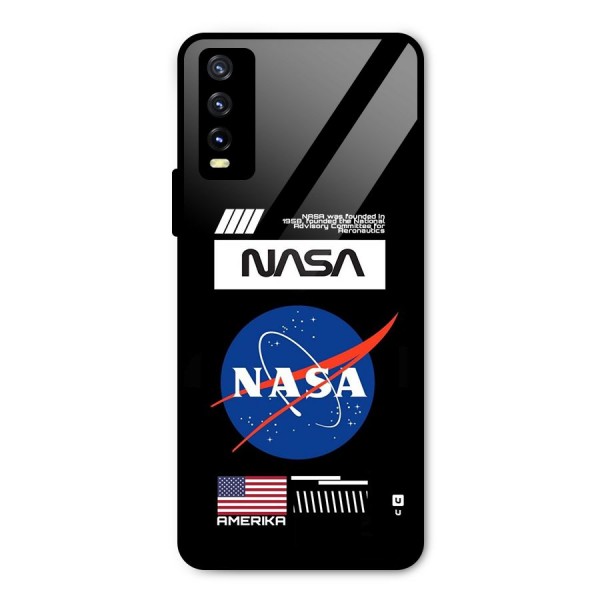 Nasa Zone Metal Back Case for Vivo Y20i