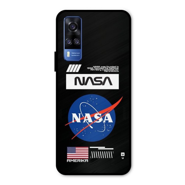 Nasa Zone Metal Back Case for Vivo Y31