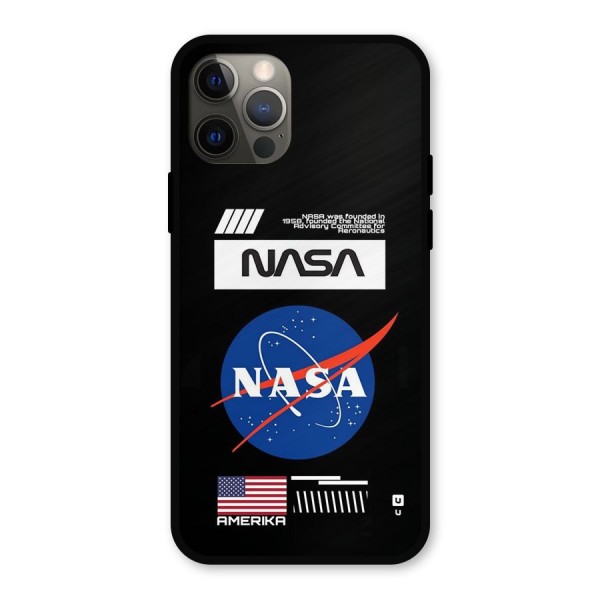 Nasa Zone Metal Back Case for iPhone 12 Pro