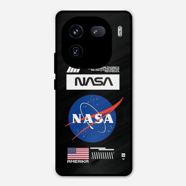 Nasa Zone Metal Back Case for iQOO 12
