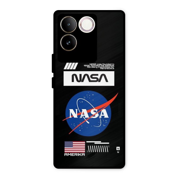 Nasa Zone Metal Back Case for iQOO Z7 Pro
