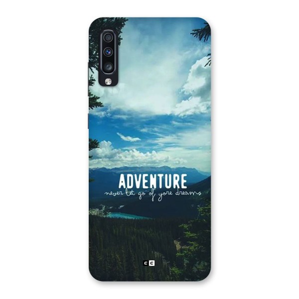 Natural Adventure Back Case for Galaxy A70