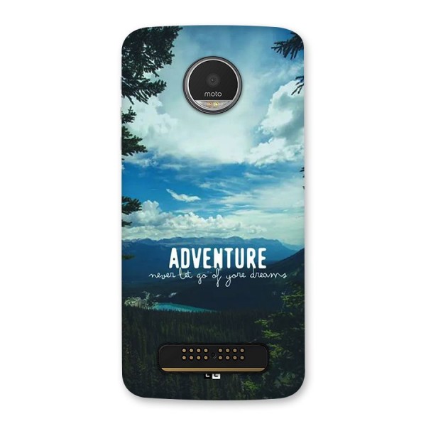 Natural Adventure Back Case for Moto Z Play