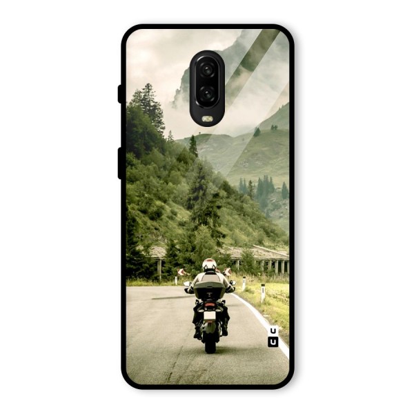 Nature Bike Glass Back Case for OnePlus 6T