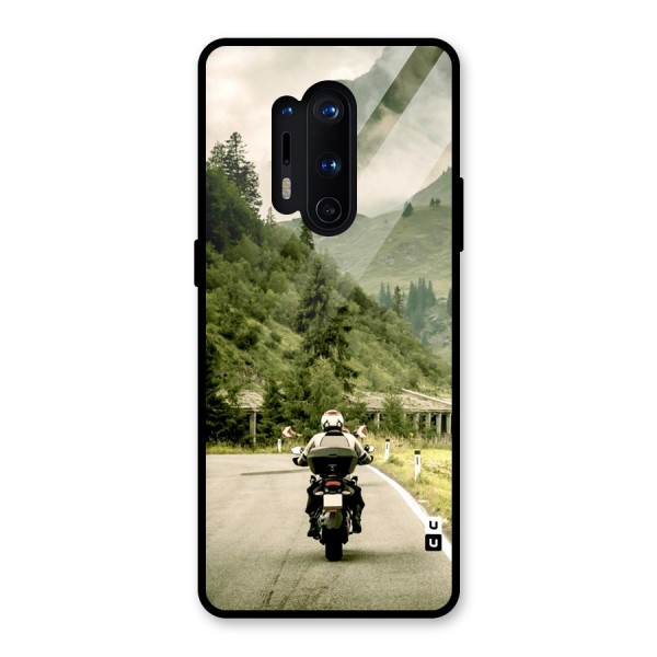 Nature Bike Glass Back Case for OnePlus 8 Pro
