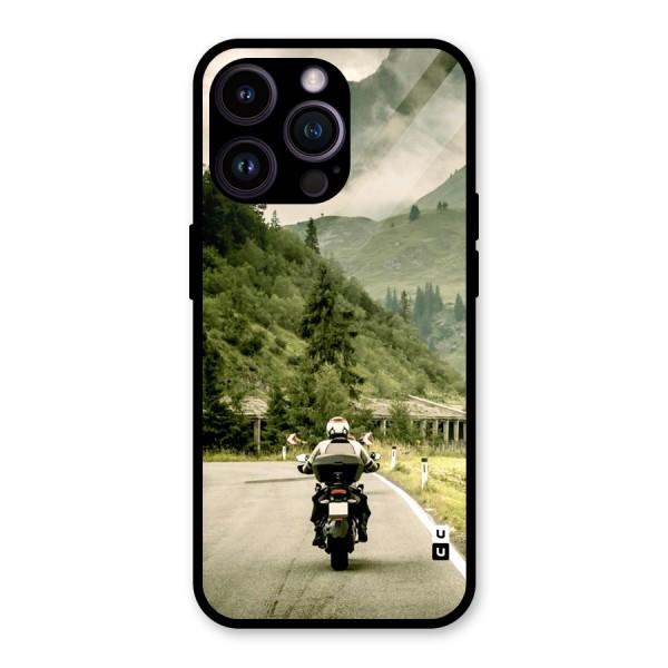 Nature Bike Glass Back Case for iPhone 14 Pro Max