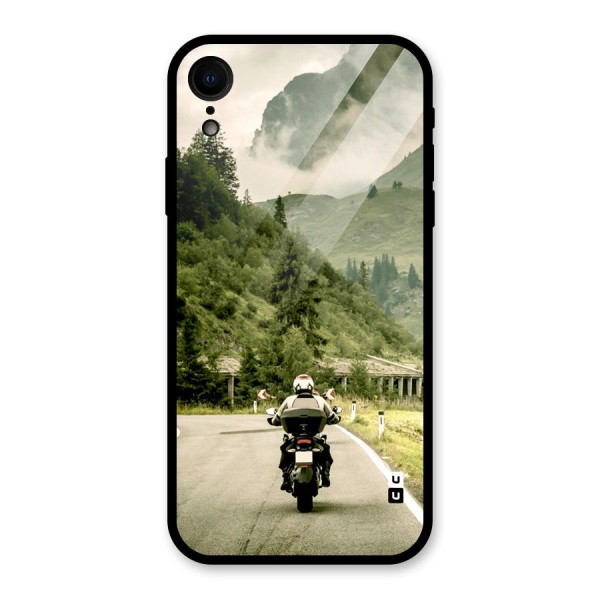 Nature Bike Glass Back Case for iPhone XR