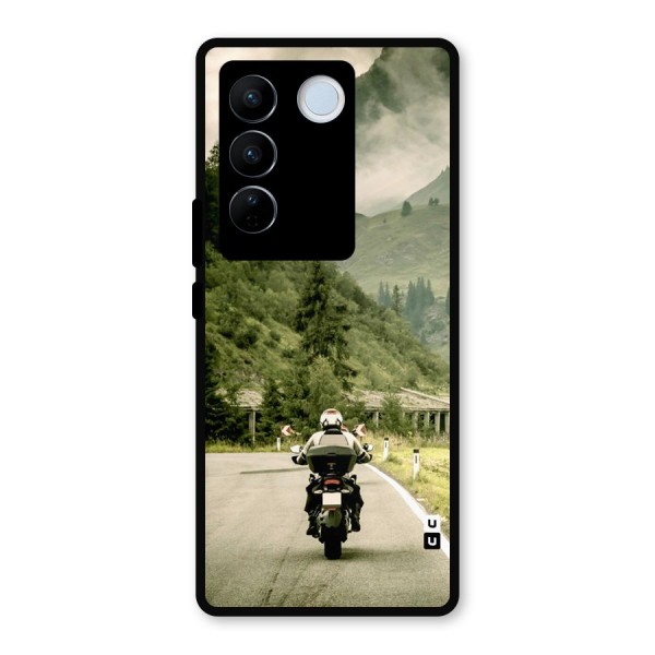 Nature Bike Metal Back Case for Vivo V27 Pro