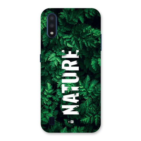 Nature Leaves Back Case for Galaxy M01