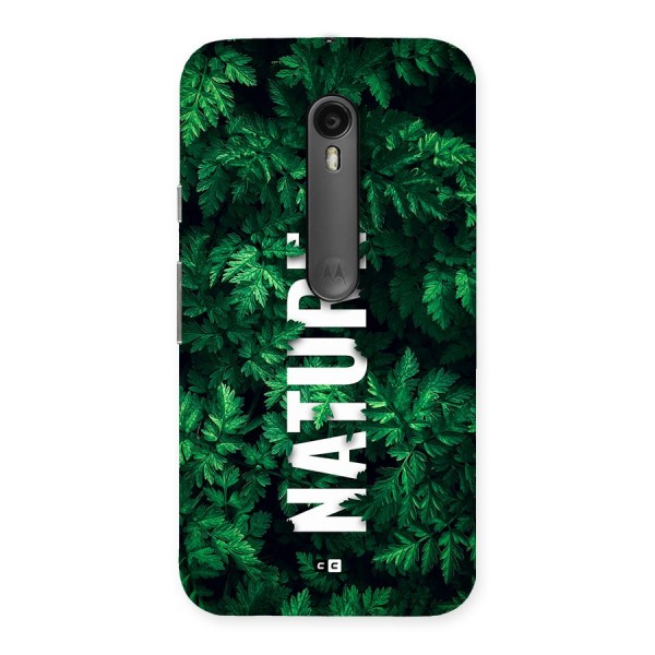 Nature Leaves Back Case for Moto G3