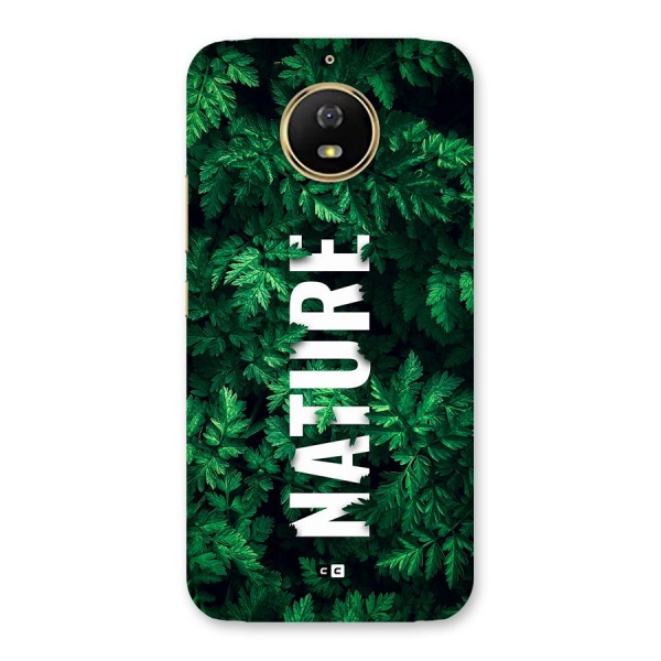Nature Leaves Back Case for Moto G5s