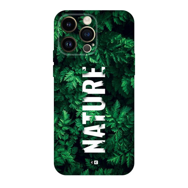 Nature Leaves Back Case for iPhone 14 Pro Max