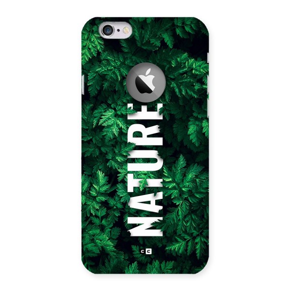 Nature Leaves Back Case for iPhone 6 Logo Cut