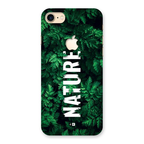 Nature Leaves Back Case for iPhone 7 Apple Cut