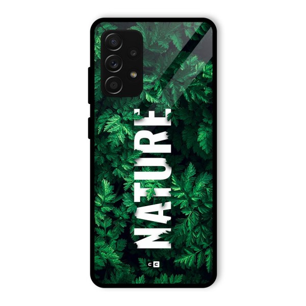 Nature Leaves Glass Back Case for Galaxy A53 5G