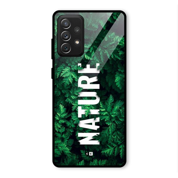 Nature Leaves Glass Back Case for Galaxy A72