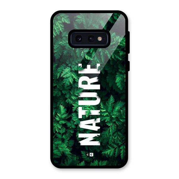 Nature Leaves Glass Back Case for Galaxy S10e