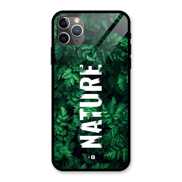 Nature Leaves Glass Back Case for iPhone 11 Pro Max