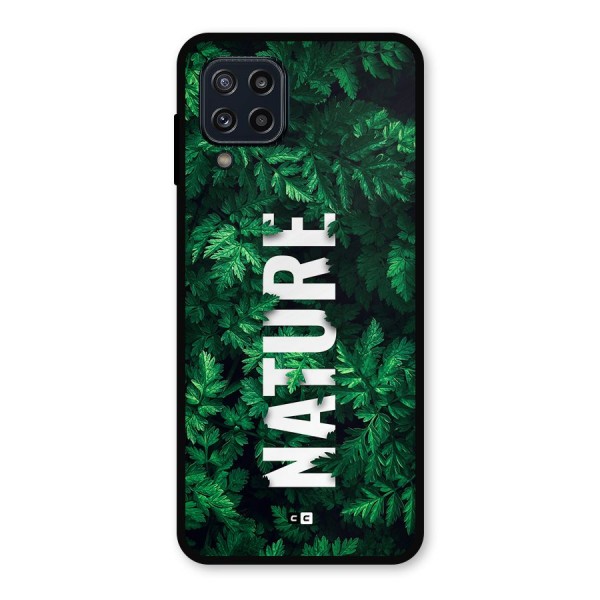 Nature Leaves Metal Back Case for Galaxy M32