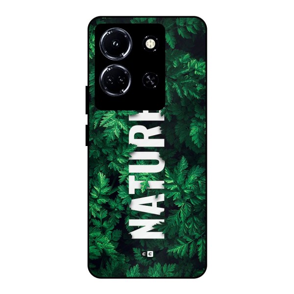 Nature Leaves Metal Back Case for Infinix Note 30 5G