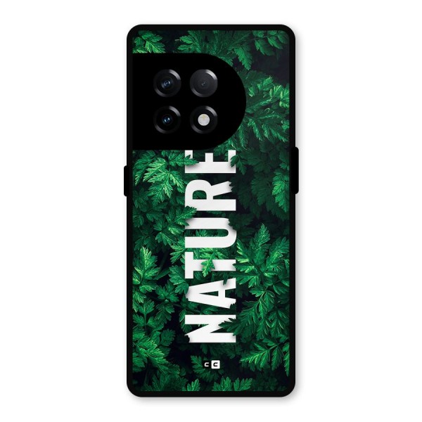 Nature Leaves Metal Back Case for OnePlus 11R