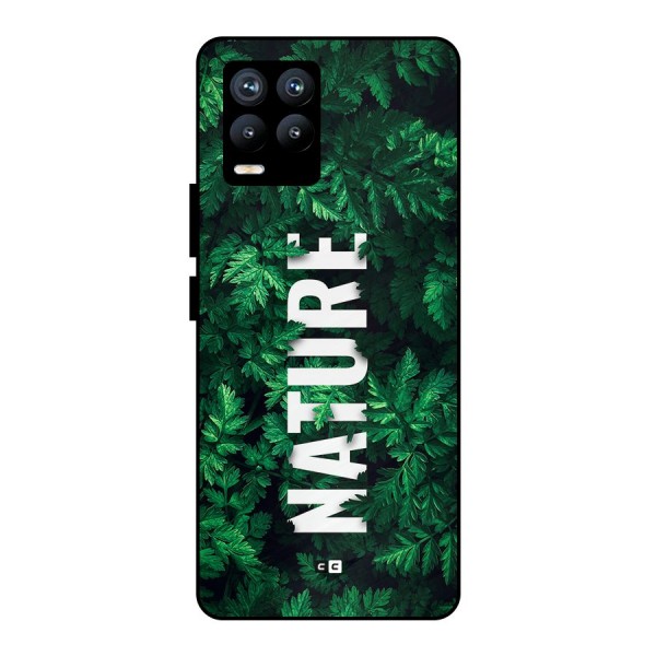 Nature Leaves Metal Back Case for Realme 8 Pro